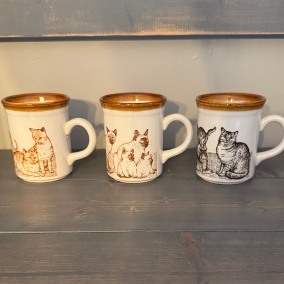 Biltons made in England vintage set of 3 ceramic mugs - Picture 2 of 7